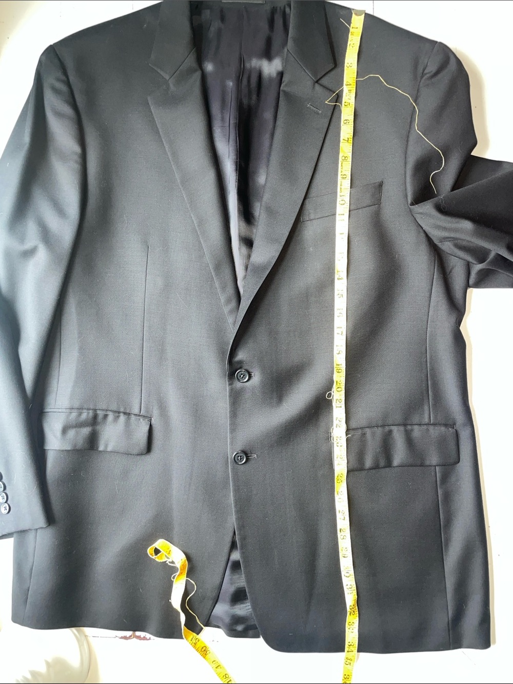 Ralph Lauren Men's Black Wool 2-Piece Suit - Picture 3 of 12